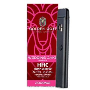 HHC Vape Device, 2000mg, Rechargeable/Disposable – Wedding Cake