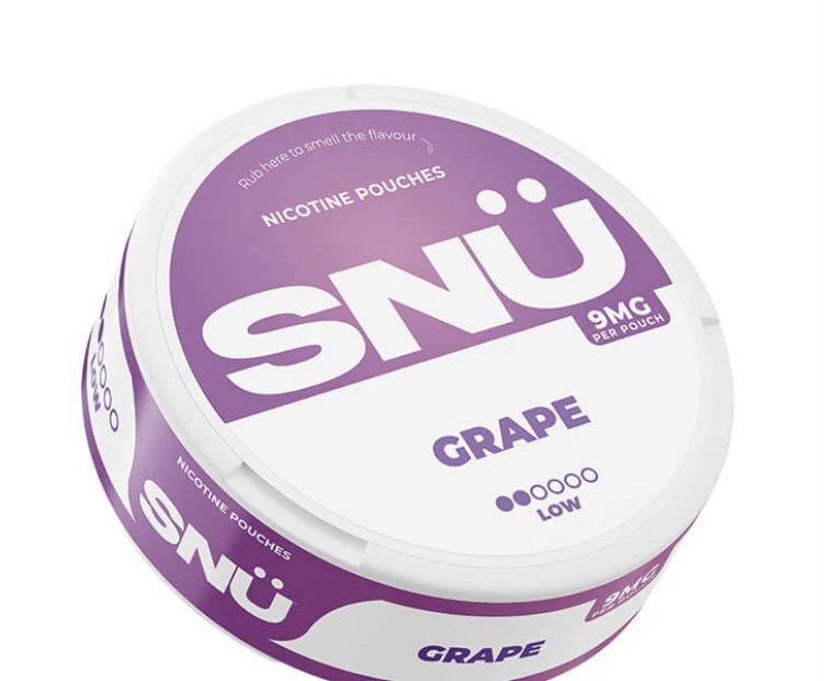 SNU Grape Nic Pouches by Bar Juice