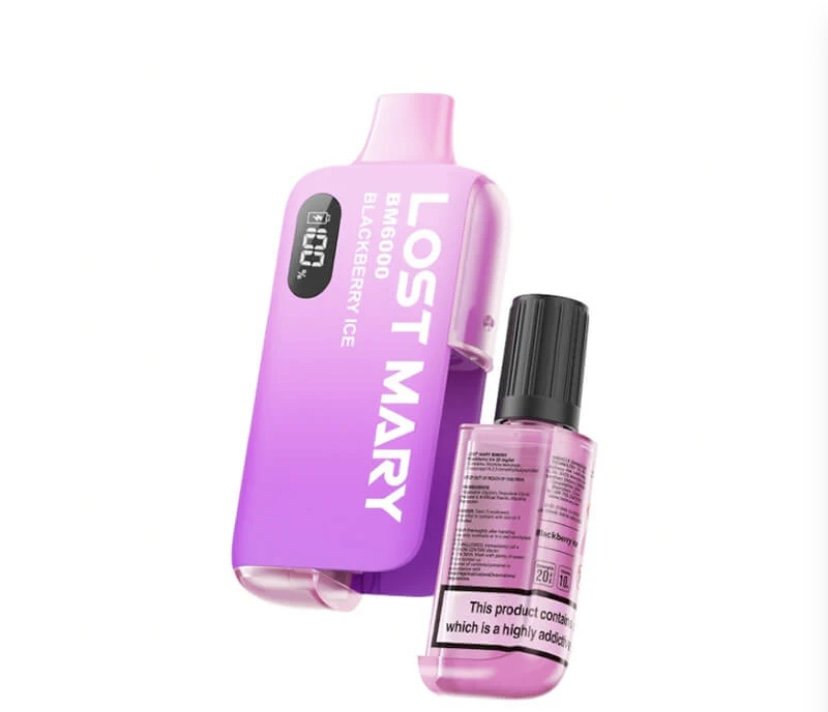 Lost Mary BM6000 Blackberry Ice Disposable Vape – 20mg