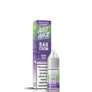 Just Juice Bar Range Grape Aloe 10ml Nic Salt E-Liquid