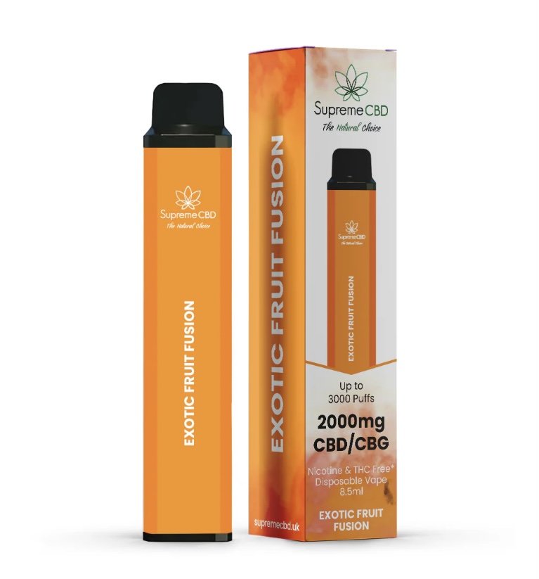 CBD Disposable Vape – Exotic Fruit Fusion (2000mg)