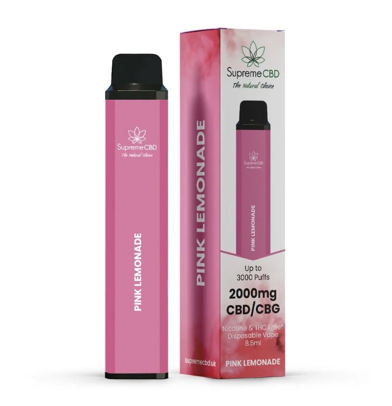 CBD Disposable Vape – Pink Lemonade (2000mg)