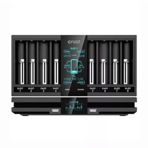 EFEST LUC V8 DOUBLE LCD SCREEN FAST CHARGER
