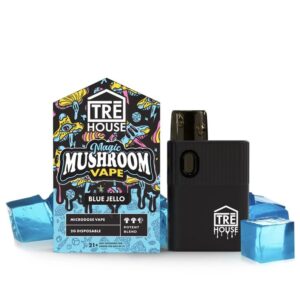 TRE HOUSE | MICRODOSE MAGIC MUSHROOM VAPE PEN – BLUE JELLO – 2G DISPOSABLE VAPE PEN