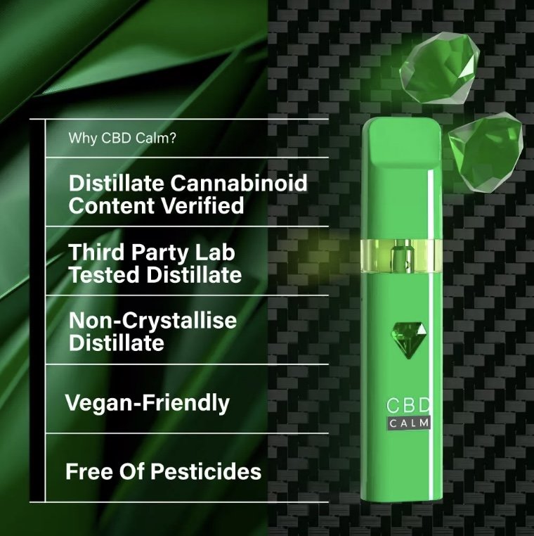 O.G Kush – CBD Terpenes 1800mg Disposable Vape | CBD Calm - Image 3