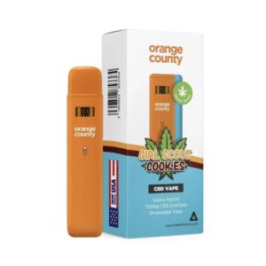 Girl Scout Cookies – CBD Terpenes 750mg Disposable Vape | Orange County CBD