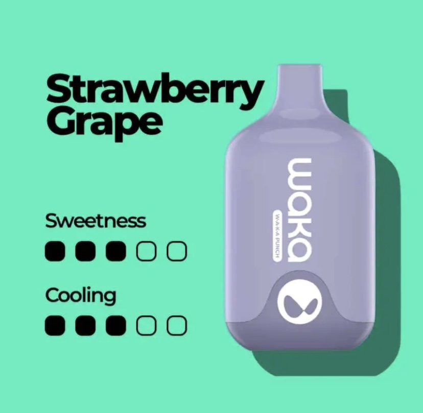 Waka Smash 6000 Puffs Disposable Vape Aloe Grape - Image 2