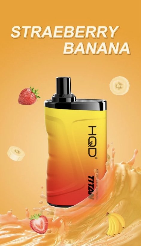HQD TITAN STRAWBERRY BANANA 7000 PUFFS