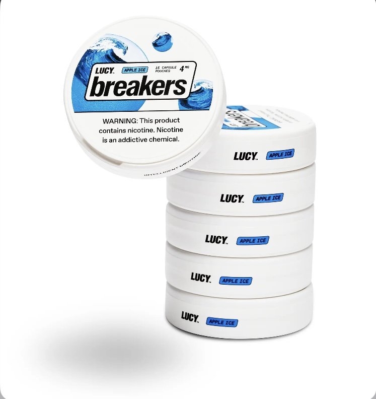 Lucy Breakers Nicotine Pouches(Apple Ice )6-pack