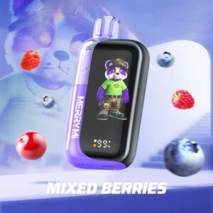 Buy MerryMi Panda X 40K Puffs Best Mixed Berries E-Cigarettes